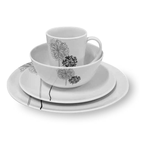 Dandelion Camping Dinner Set 16pcs - 100% Melamine