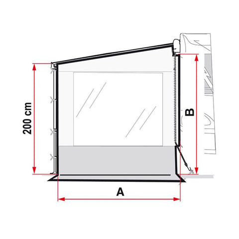 Fiamma Side Wall Pro Awning