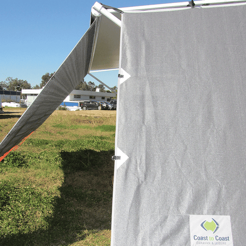 Coast Awning Side Sunscreen - Suitable for Pop Tops and Caravans